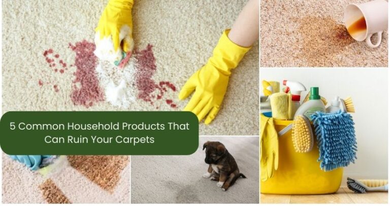 5 Common Household Products That Can Ruin Your Carpets