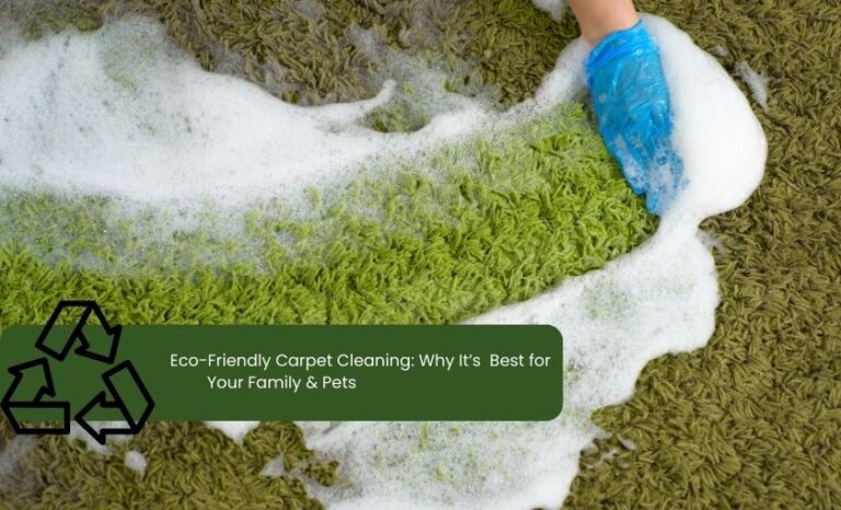 Eco-Friendly Carpet Cleaning: Why It’s Best for Your Family & Pets