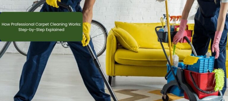 How Professional Carpet Cleaning Works: Step-by-Step Explained