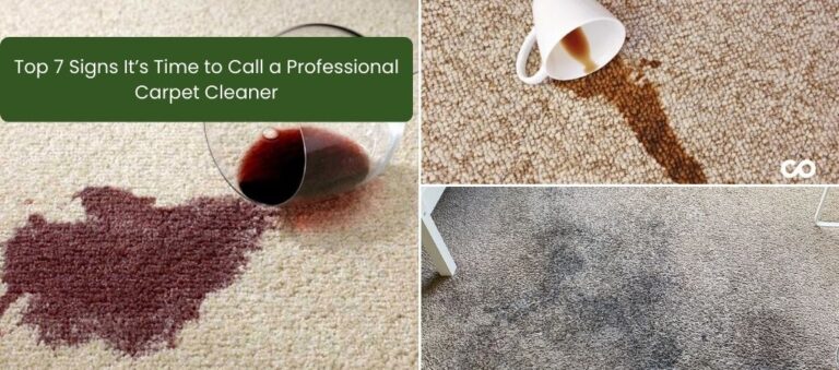 Top 7 Signs It’s Time to Call a Professional Carpet Cleaner